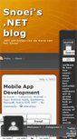 Mobile Screenshot of blog.snoei.com