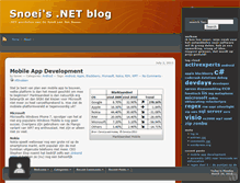 Tablet Screenshot of blog.snoei.com
